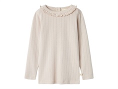 Lil Atelier gray morn frill top